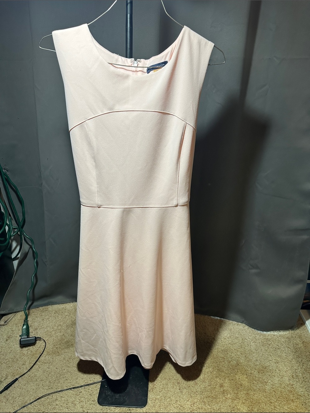Tommy Hilfiger Blush Sleeveless A-Line Dress